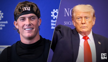 ‘I’m So Disappointed’ -- NFL World Calls Out Jaxson Dart As Giants Star Introduces President Donald Trump in New York