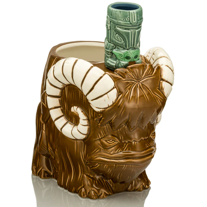 Ahead of The Mandalorian and Grogu coming to theaters, Geeky Tikis has released over two dozen cups and shirts to give Star Wars fans a more tropical vibe. As seen above, these tiki glasses come in a variety of designs.