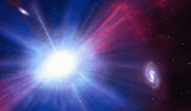 Scientists baffled after mysterious blue flashes shining from space