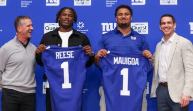 Giants’ GM Joe Schoen: A ‘pipe dream’ to land Arvell Reese and Sisi Mauigoa