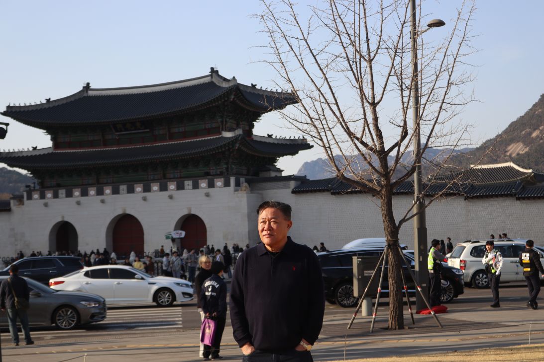 Park in Seoul, South Korea, in February during a visit to see his relatives and friends.