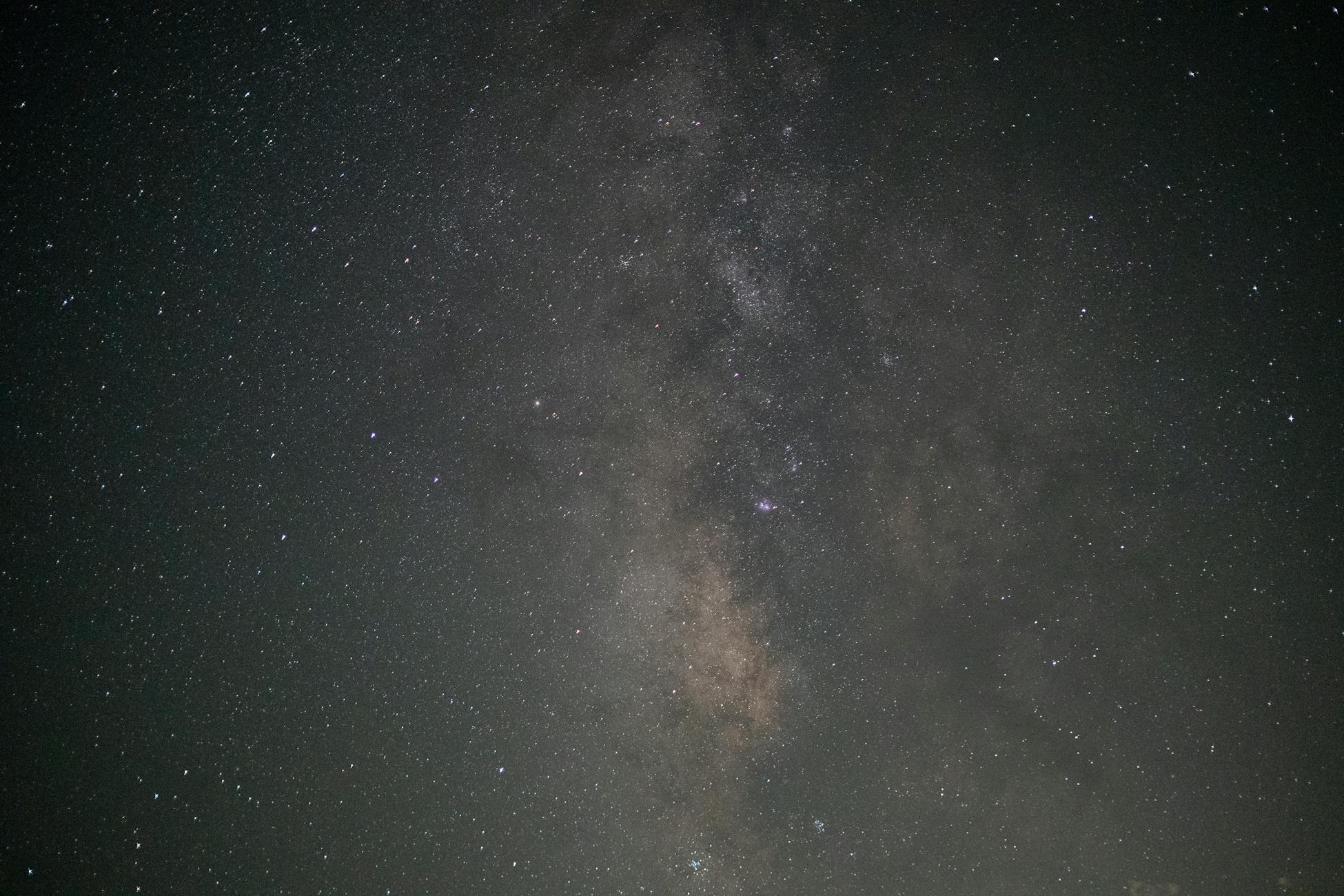 Capture of the stunning Milky Way galaxy against a clear night sky, showcasing countless stars.