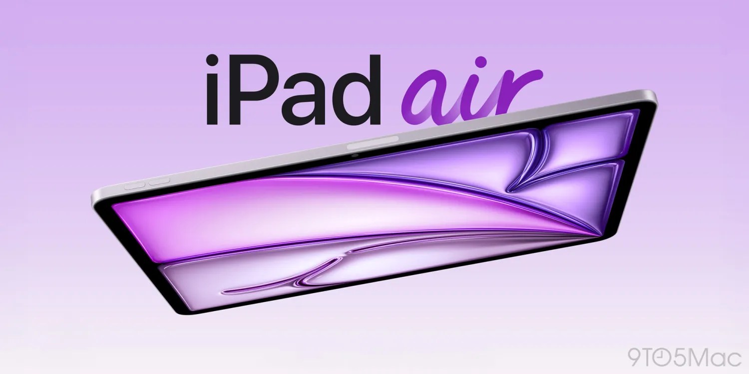 A rectangular device with a purple and white design