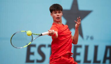 Jaime Alcaraz loses in Madrid. Photo: gettyimages