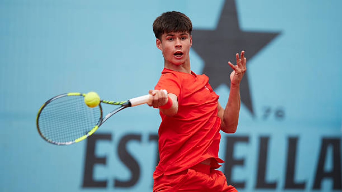 Jaime Alcaraz loses in Madrid. Photo: gettyimages
