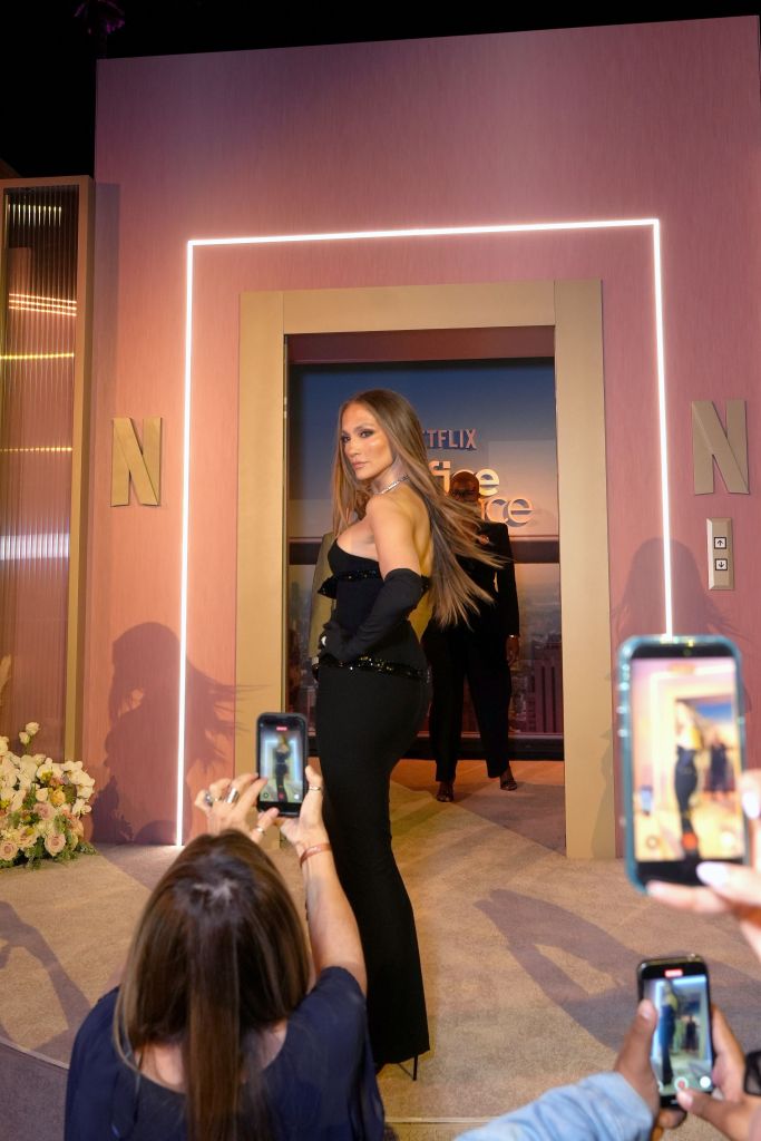 Jennifer Lopez at the "Office Romance" World Premiere.