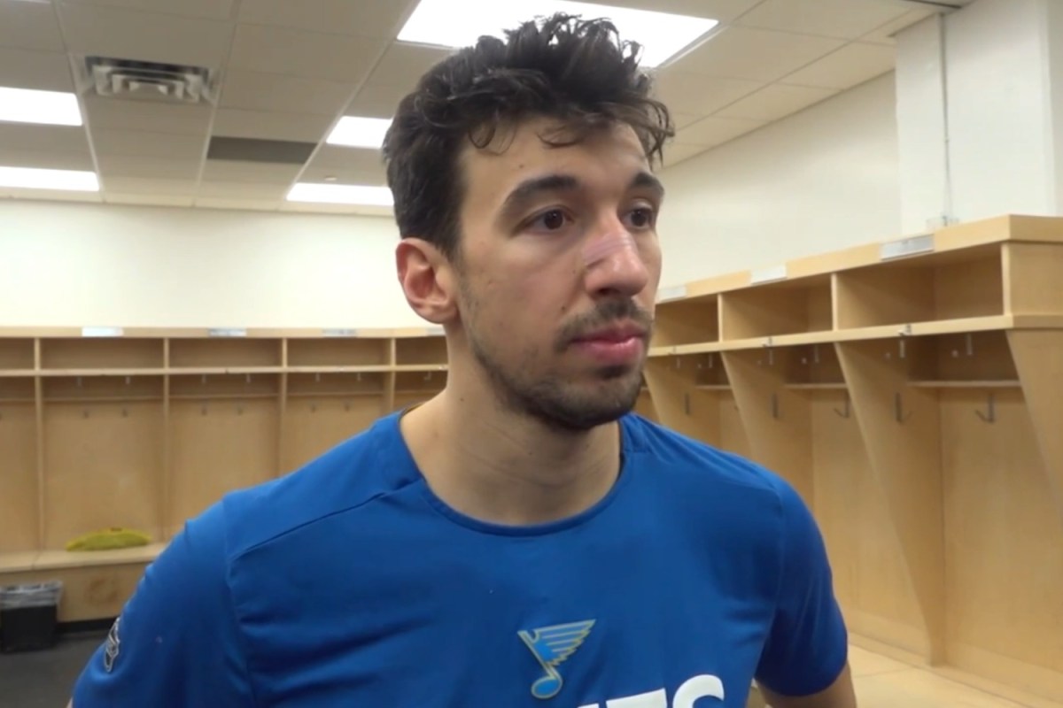 Jordan Kyrou reportedly to be made available for trade by St. Louis Blues this offseason, but price expected to be high