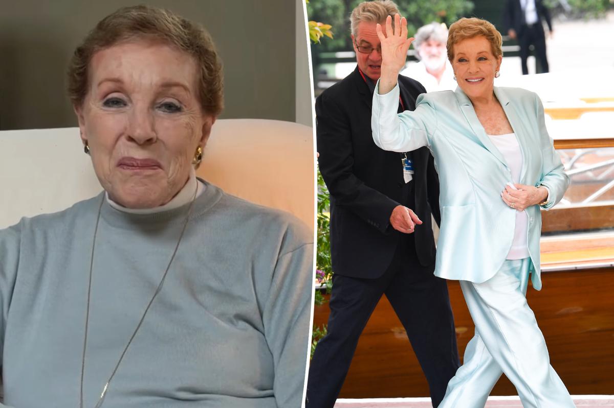 Julie Andrews resurfaces for first appearance in years for Parkinson's event