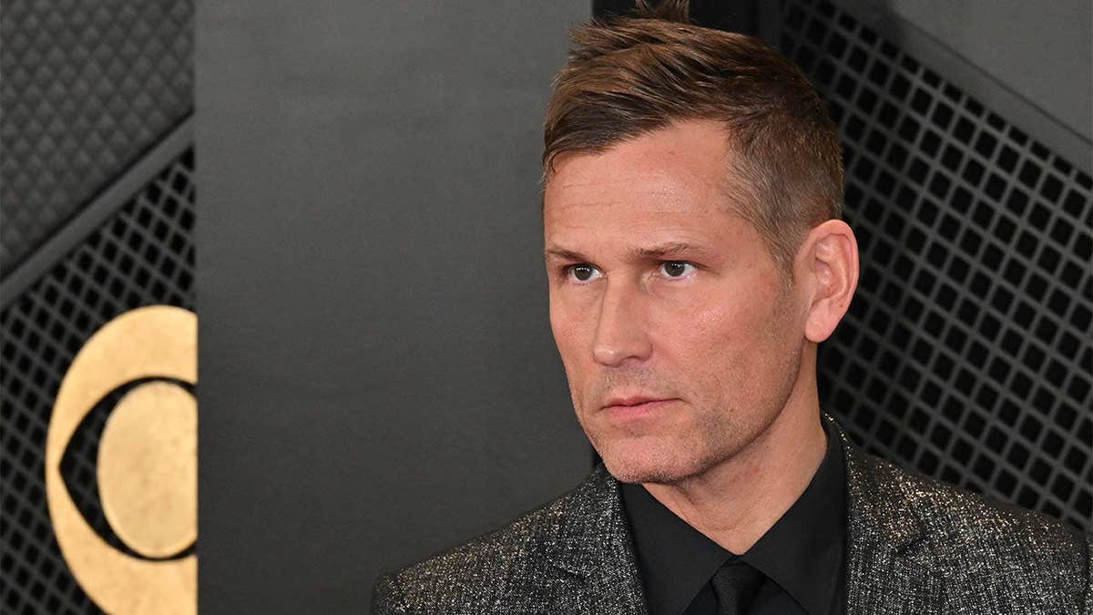 US DJ and music producer Kaskade arriving at the Grammy Awards in Los Angeles