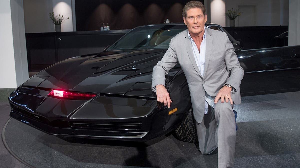KITT and David Hasselhoff
