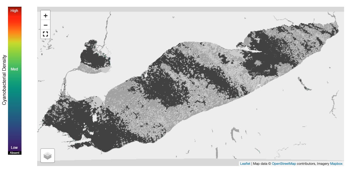 Lake Erie Satellite Imagery Habs
