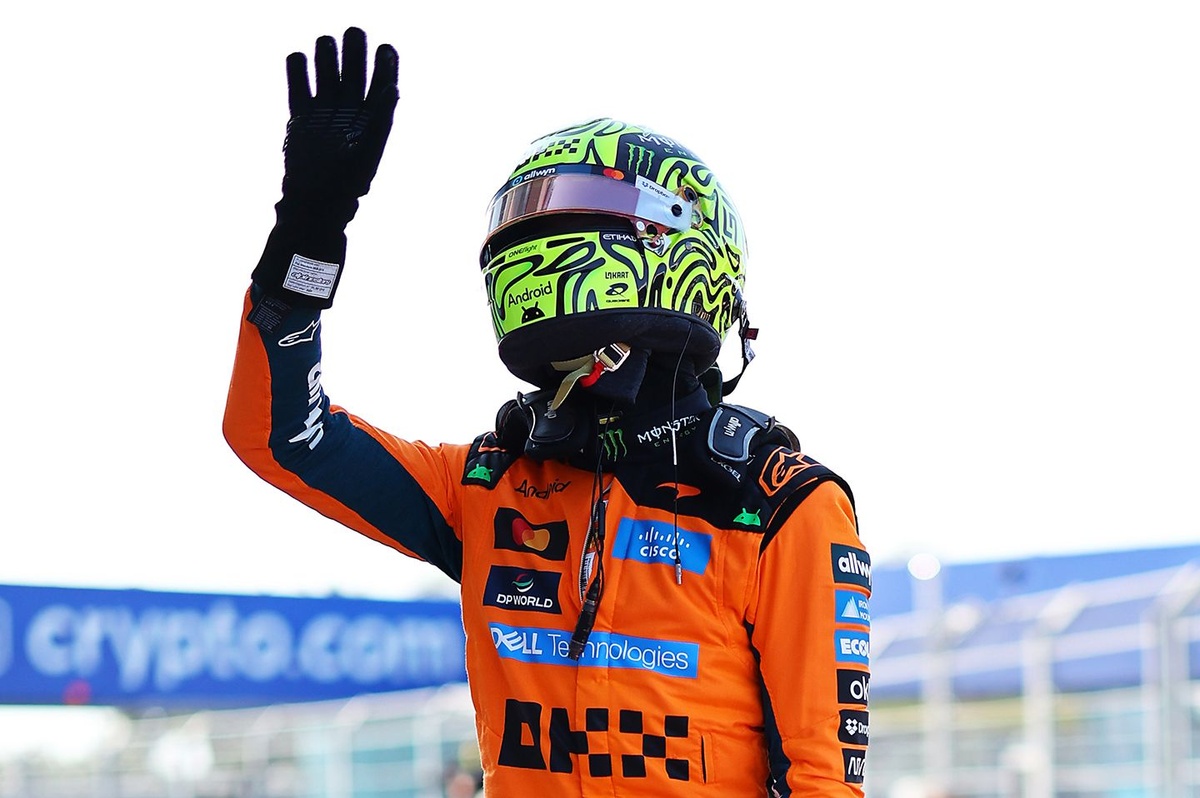 Lando Norris beats Kimi Antonelli to sprint race pole with upgraded McLaren