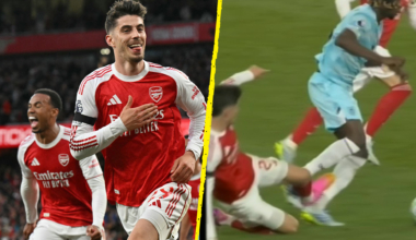 'Lucky boy' Kai Havertz puts Arsenal on brink of title as Premier League explain why he avoided red card