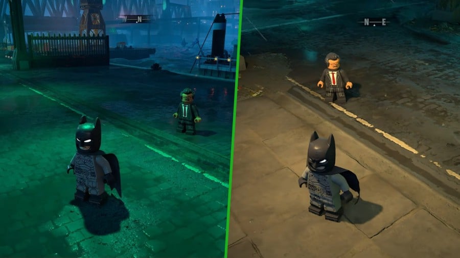 LEGO Batman Comparison Shows Difference Between Xbox Series X And Series S