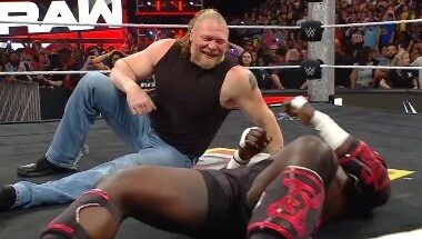 Brock Lesnar returns to WWE, destroys Oba Femi to set up ‘the biggest rematch in history’