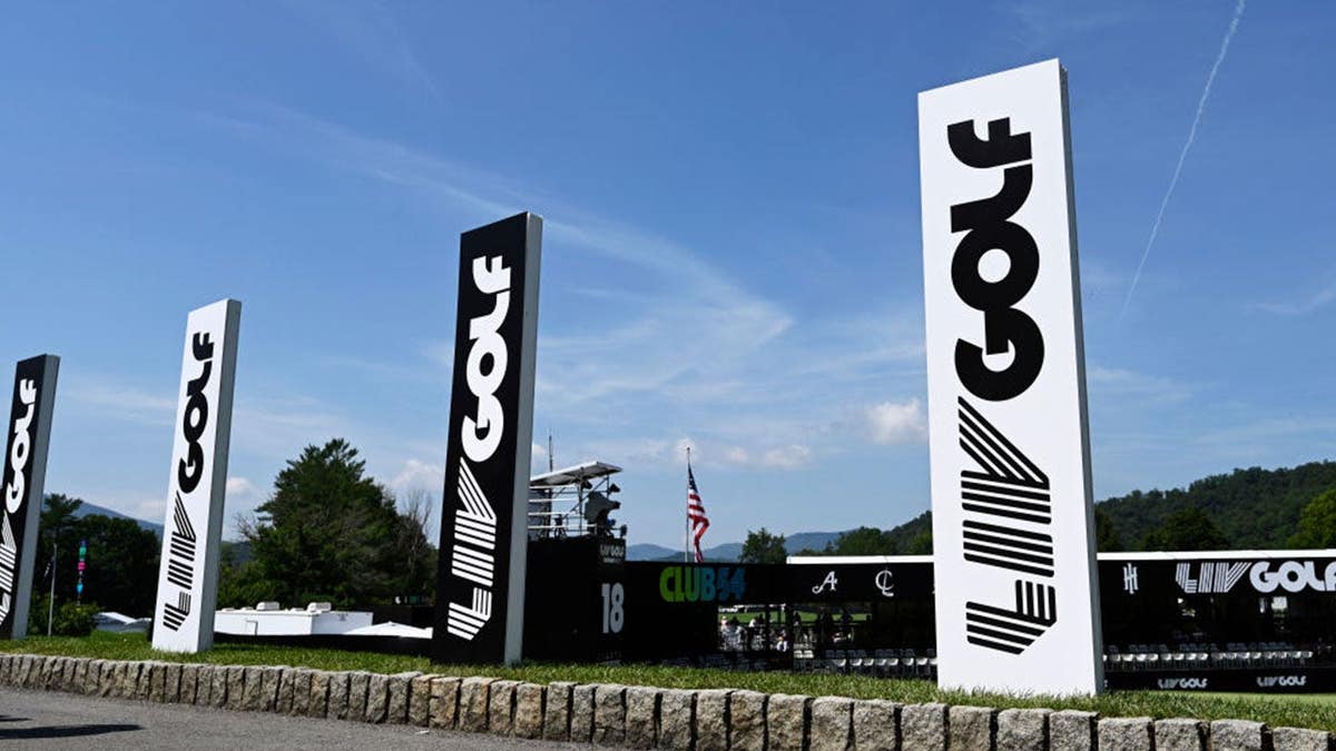 liv golf signage