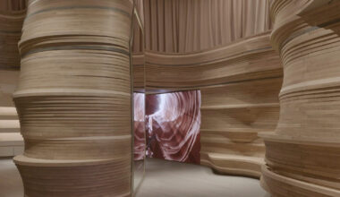 mirrored interiors and sculptural forms shape skin1004’s soho flagship