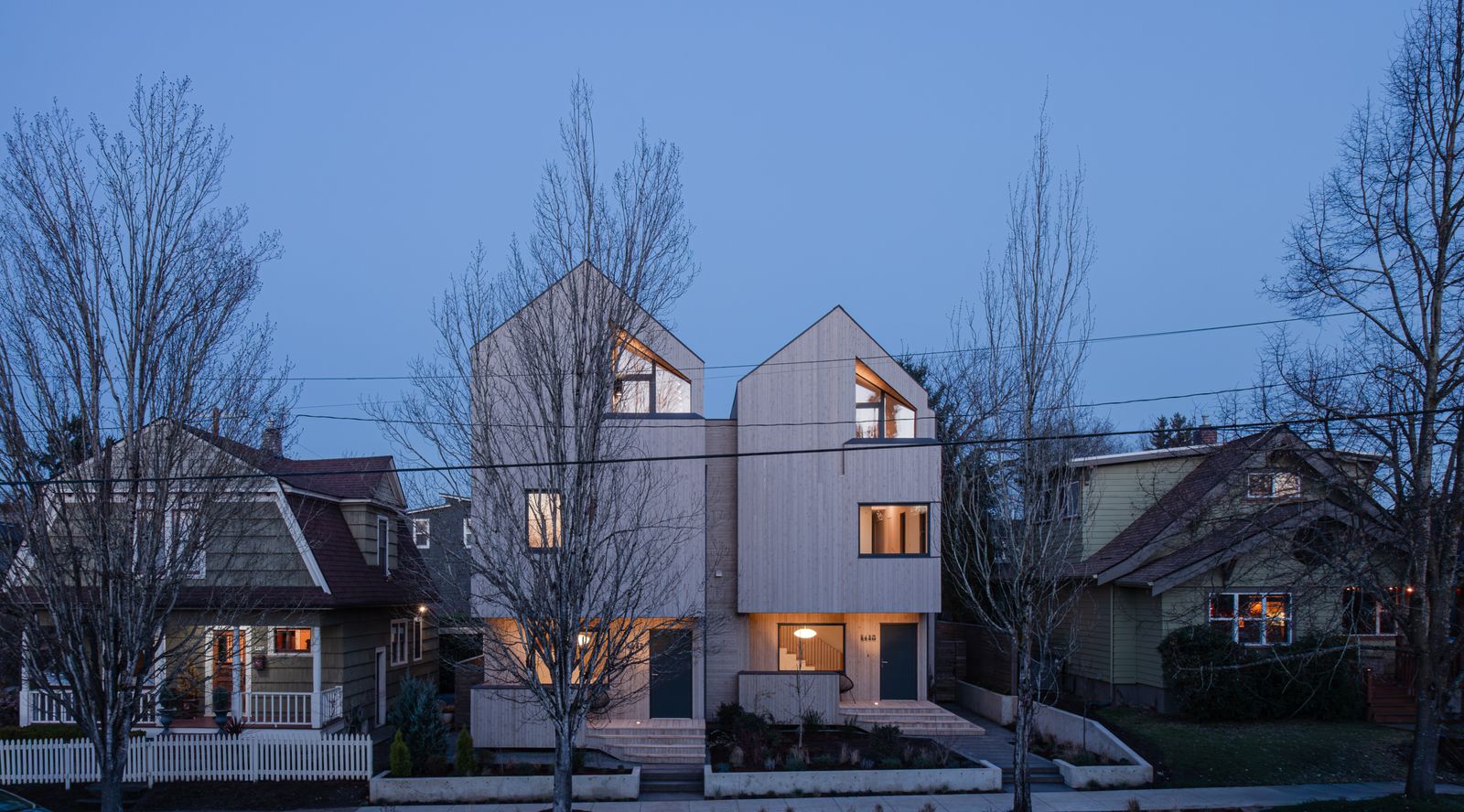In Portland, a Brand-New Timber-Clad Town House Seeks $1.6M