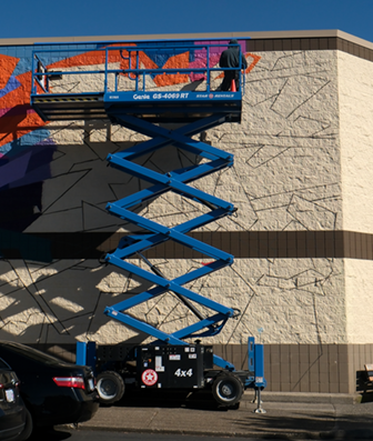 mural scaffolding