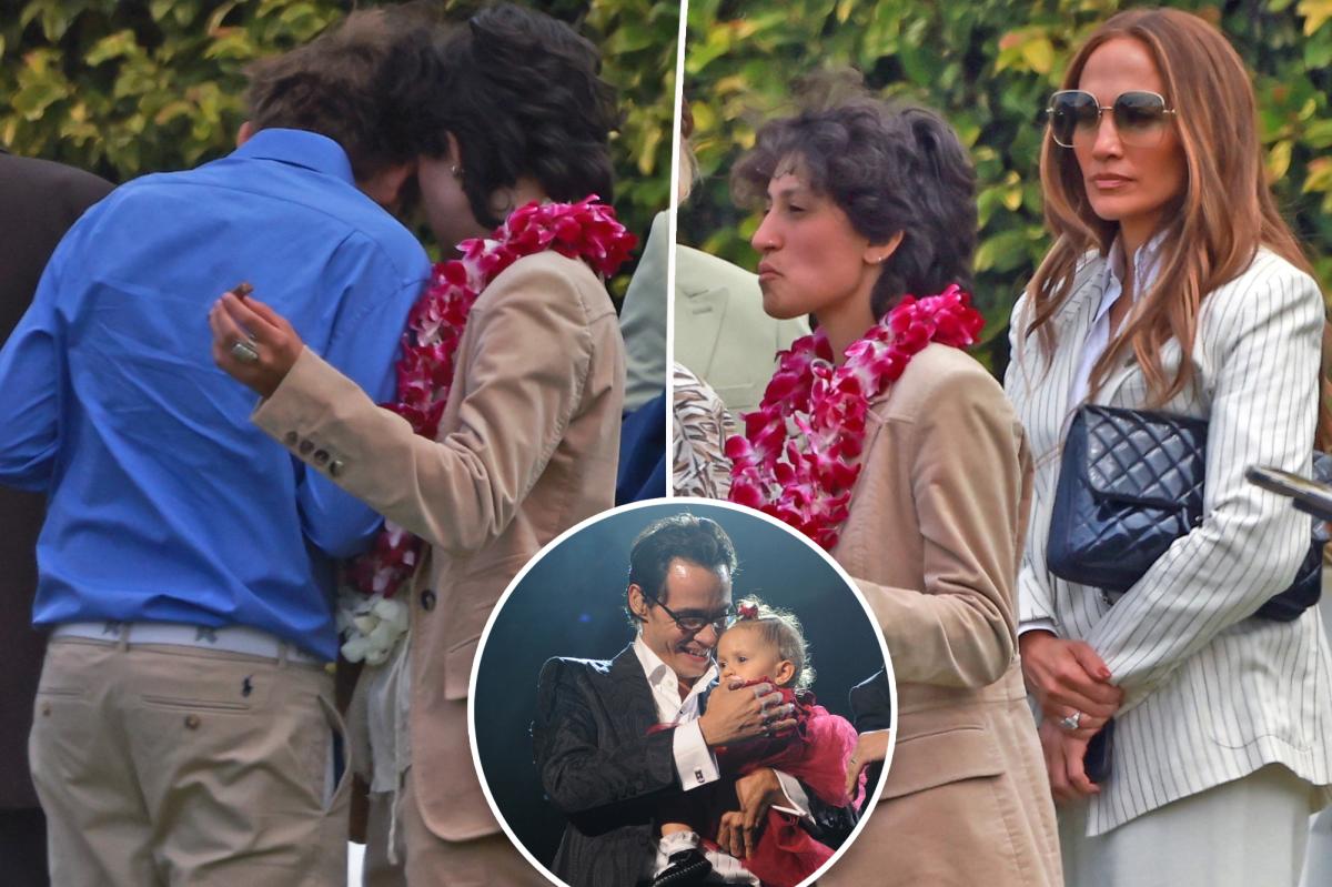 Marc Anthony skips Emme's graduation as Jennifer Lopez and Ben Affleck's son attend