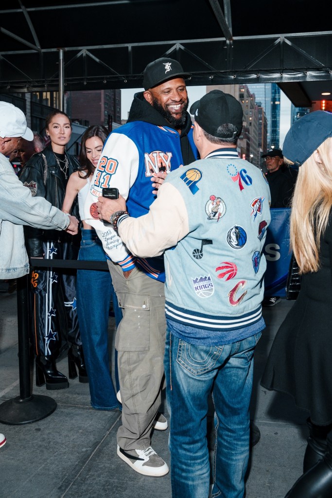 CC Sabathia attends the NBA Eastern Conference Finals between the New York Knicks and Cleveland Cavaliers