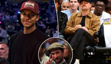 Leonardo DiCaprio, Jaafar Jackson, Noah Wyle headline star-studded crowd at Lakers-Thunder Game 3