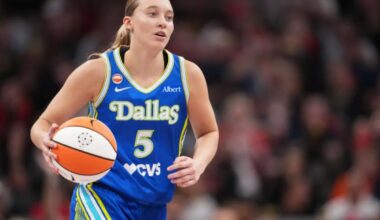Wings' Paige Bueckers added 15 pounds of muscle this offseason