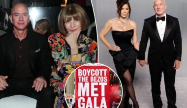 Jeff Bezos, Lauren Sánchez spent $10M to co-host Met Gala: sources