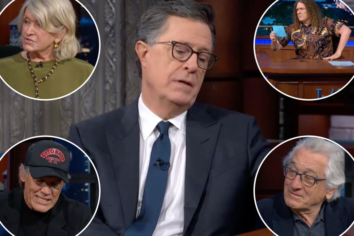'The Late Show' brings out A-list stars to give Stephen Colbert his viral 'Questionert'