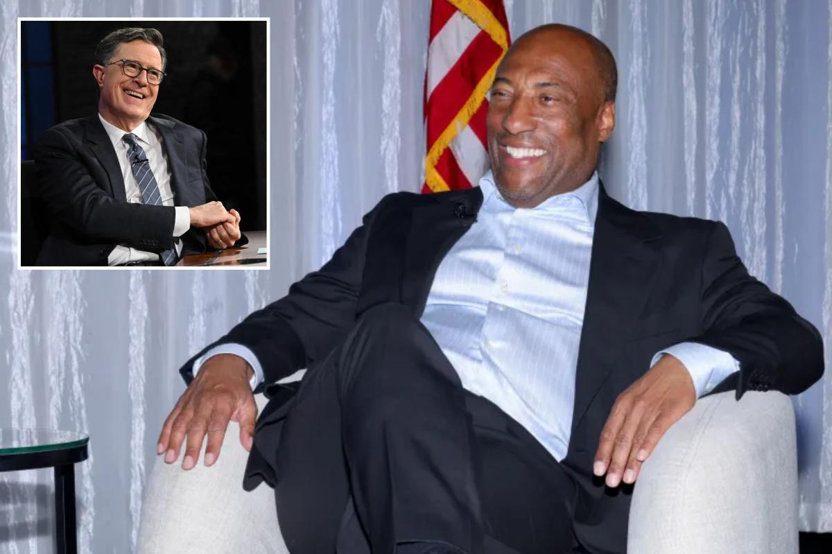 Byron Allen says 'Comics Unleashed' will avoid politics after taking over Stephen Colbert's slot