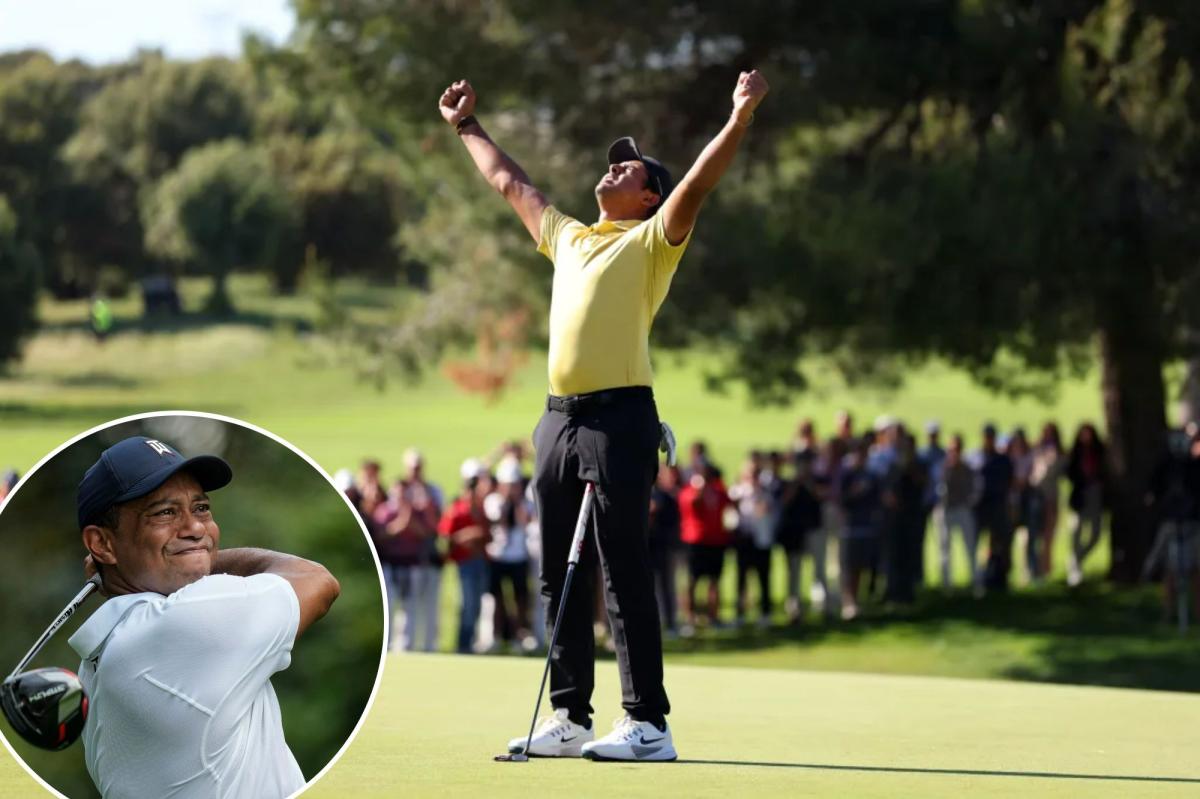 Yurav Premlall nearly ties Tiger Woods record with stunning win