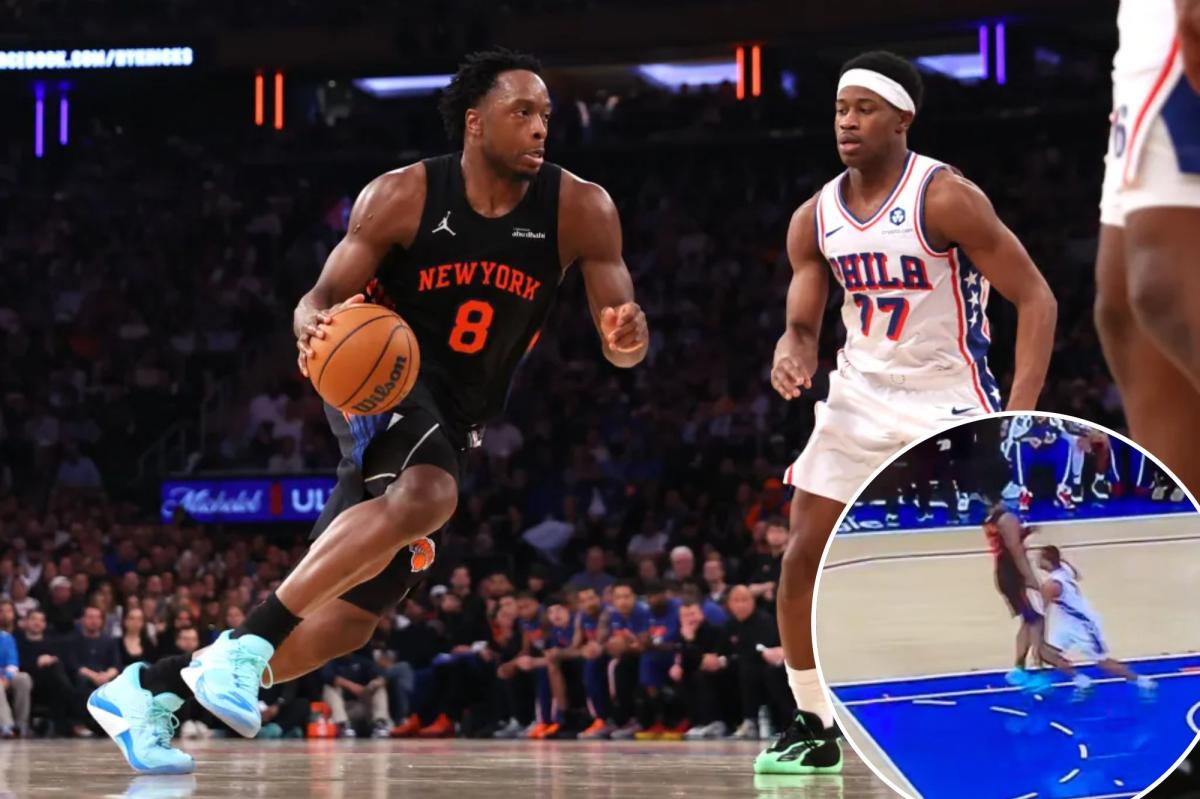 OG Anunoby exits Game 2 early in Knicks injury concern