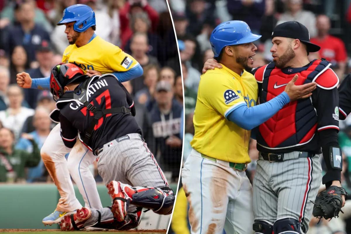 Controversial Red Sox star in middle of benches-clearing mess