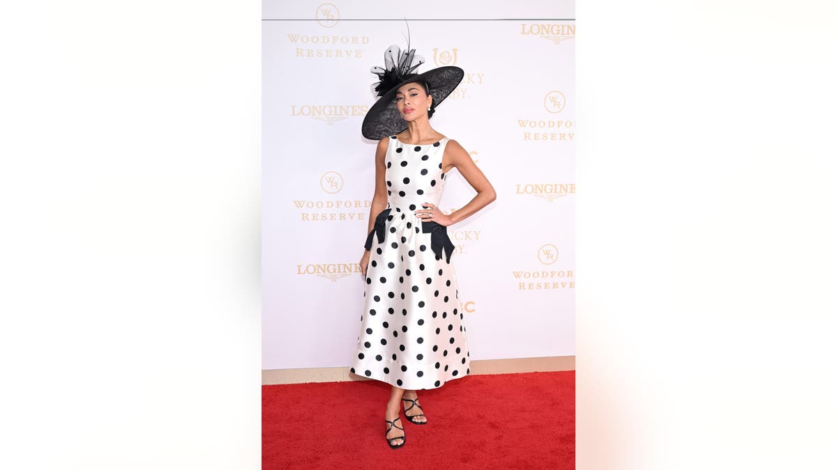 Nicole Scherzinger attending the Kentucky Derby at Churchill Downs in Louisville, Kentucky