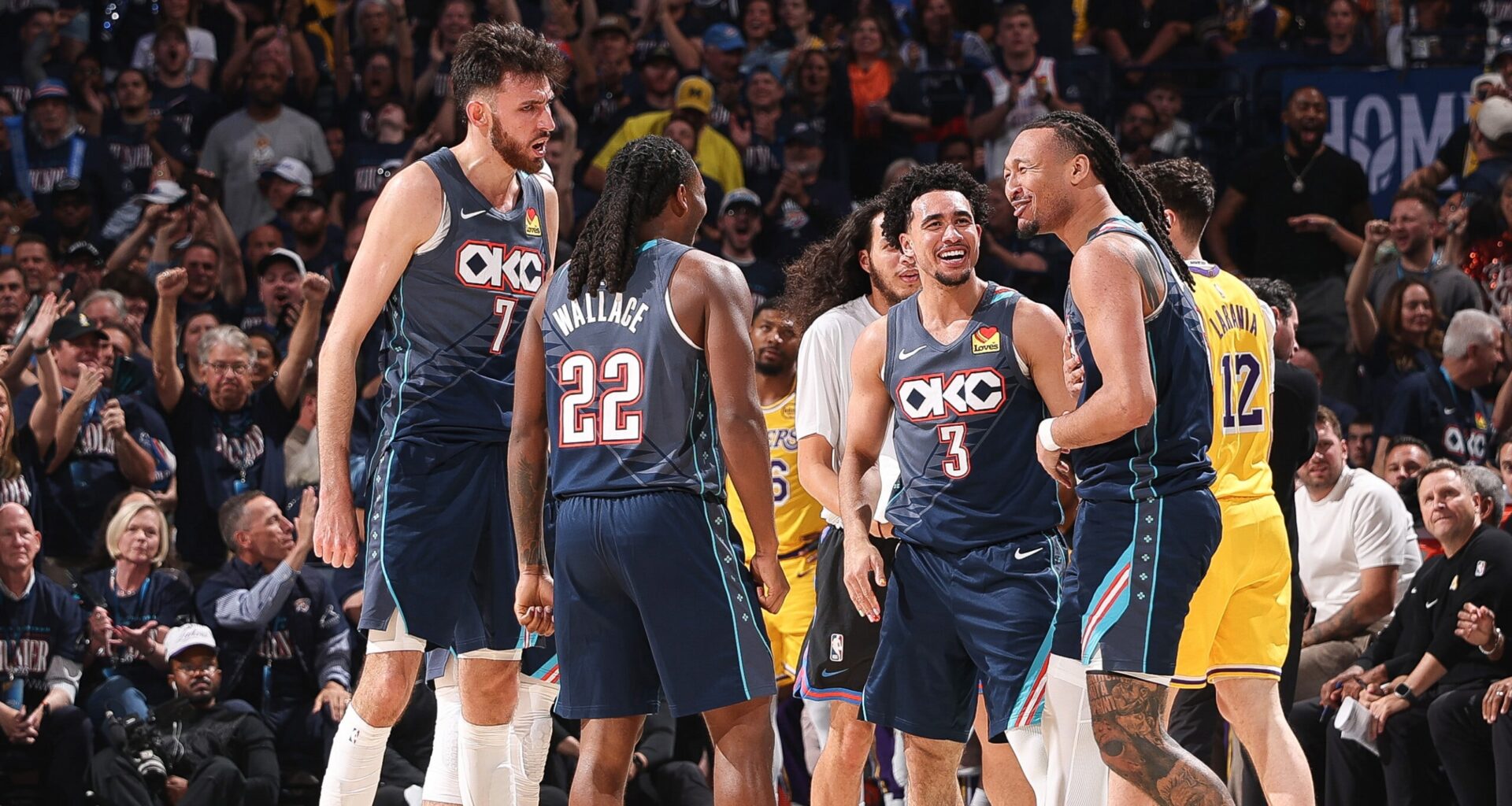 4 takeaways: Thunder's bigs balance rare off night for SGA in Game 1 win