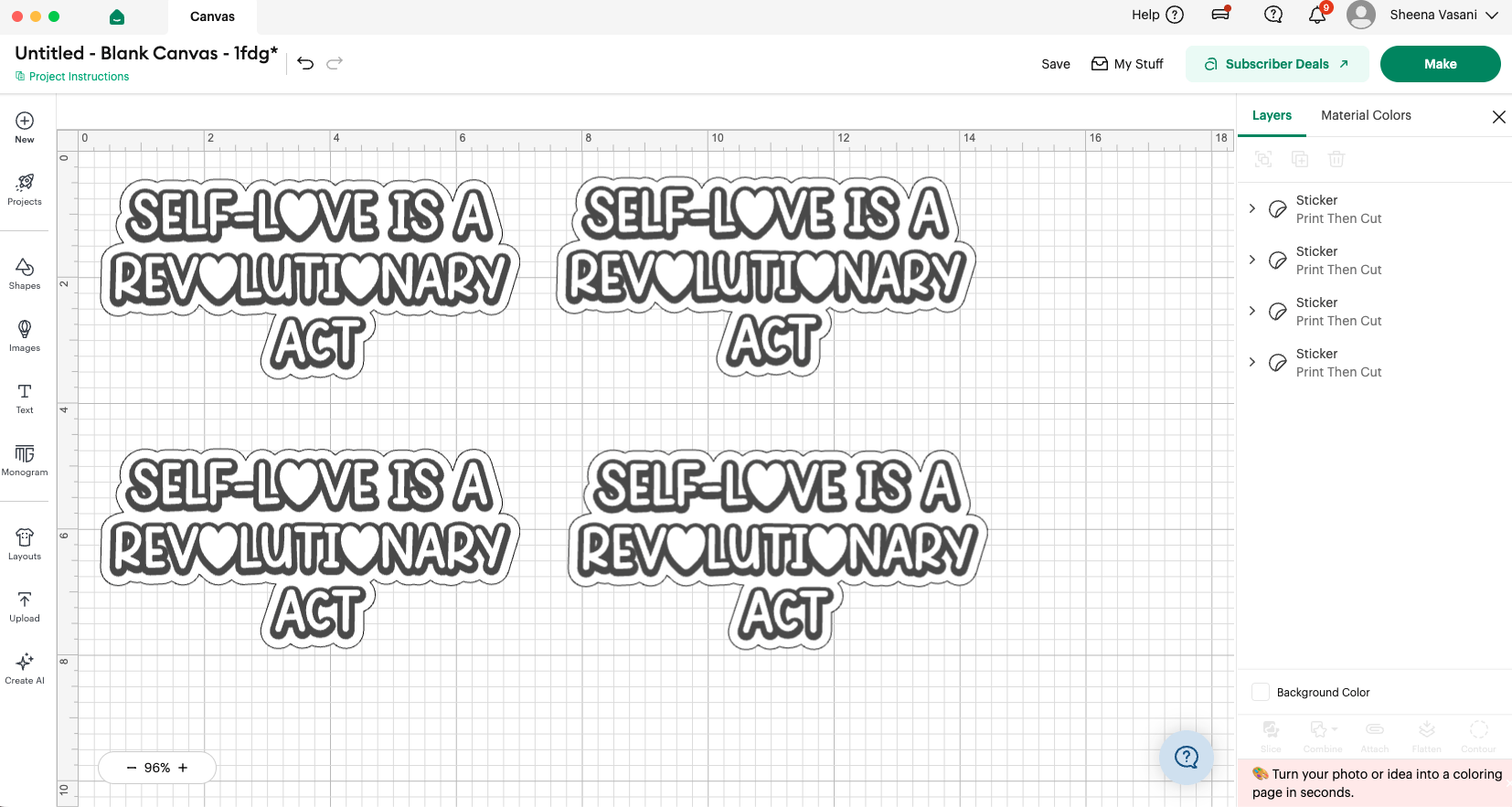 Starting to feel confident making my own basic designs.