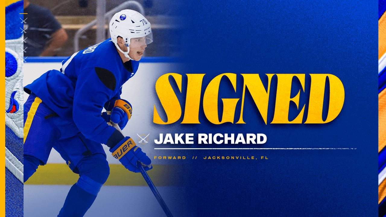 Sabres sign Richard to 2-year, entry-level contract