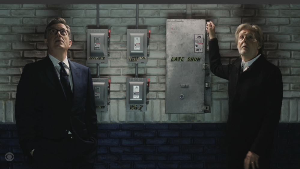Paul McCartney Turns Lights Out in Ed Sullivan Theater for Colbert Finale