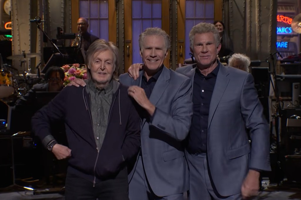 'SNL': Paul McCartney Joins Monologue's Will Ferrell/Chad Smith Joke