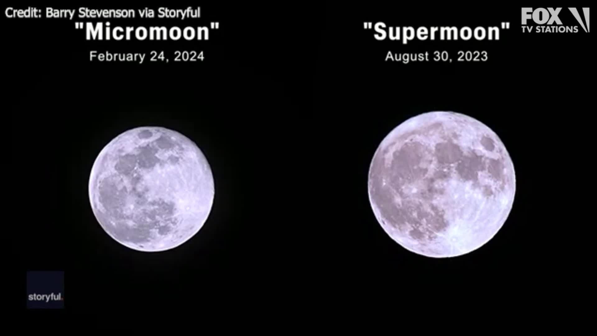 Micromoon vs. Supermoon: Stunning video compares the two