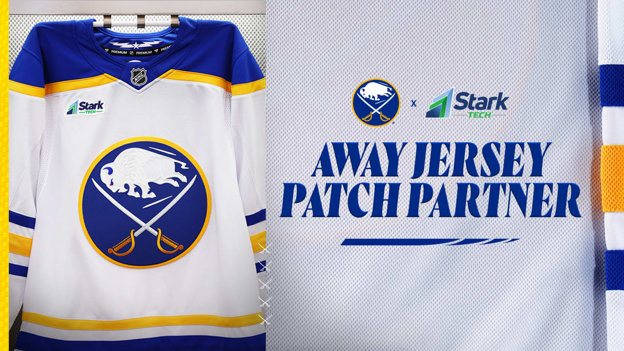 Sabres announce Stark Tech as Official Away Game Jersey Patch Partner
