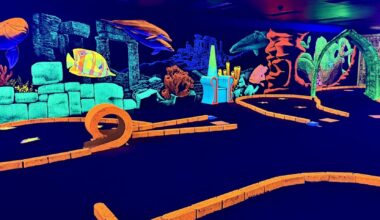 Black-lit miniature golf course opens in east Sioux Falls