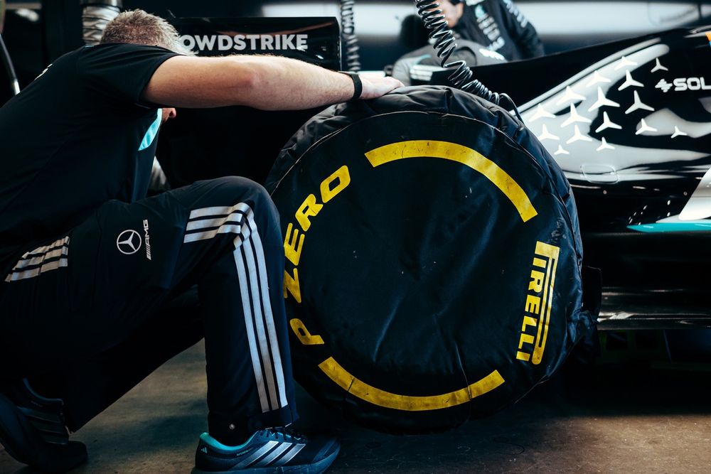 Tyre blanket temperatures have been tweaked