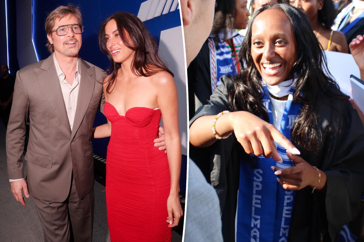 Brad Pitt has PDA-packed date night with Ines de Ramon after Zahara's graduation snub