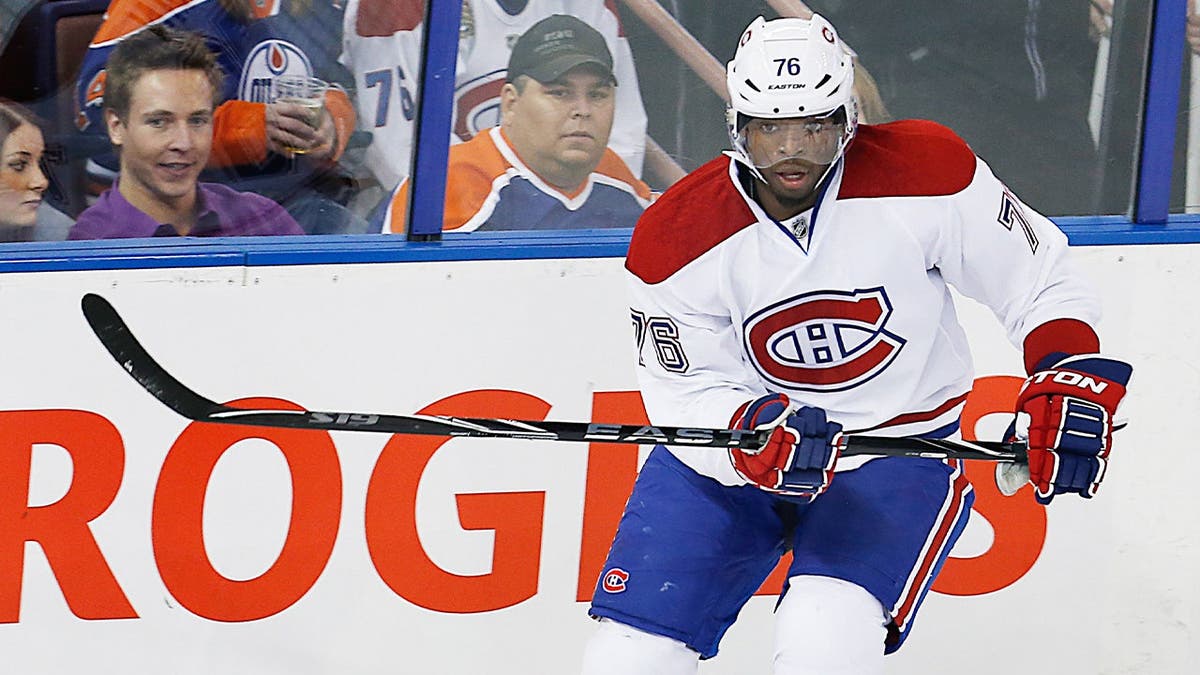 PK Subban with the Montreal Canadiens