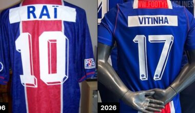 Extraordinary Paris Saint-Germain 26-27 Champions League Kit Font Revealed