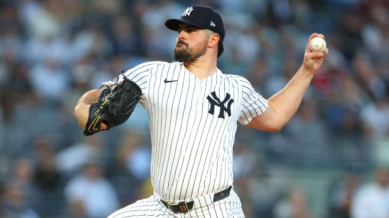 Yankees' Rodon, Cole each allow 6 runs in latest rehab starts