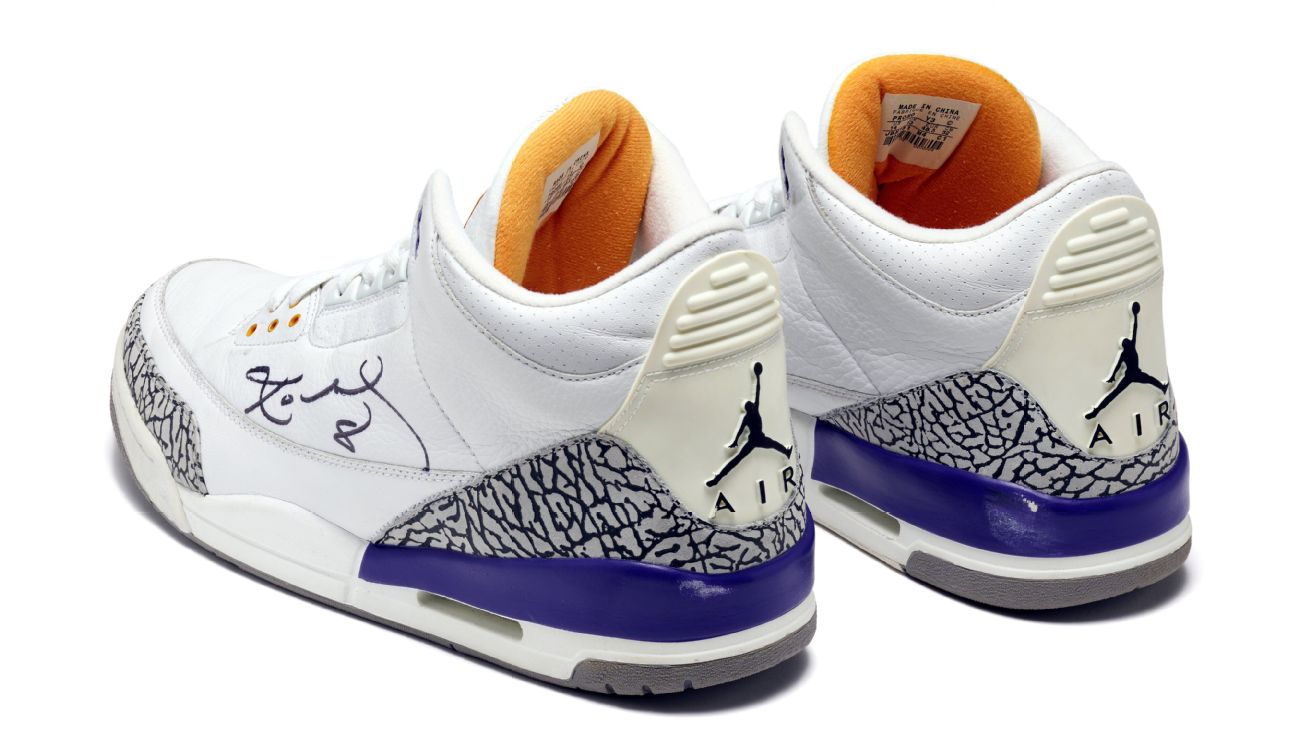 Kobe Bryant's Air Jordans from iconic scoring run fetch $500K
