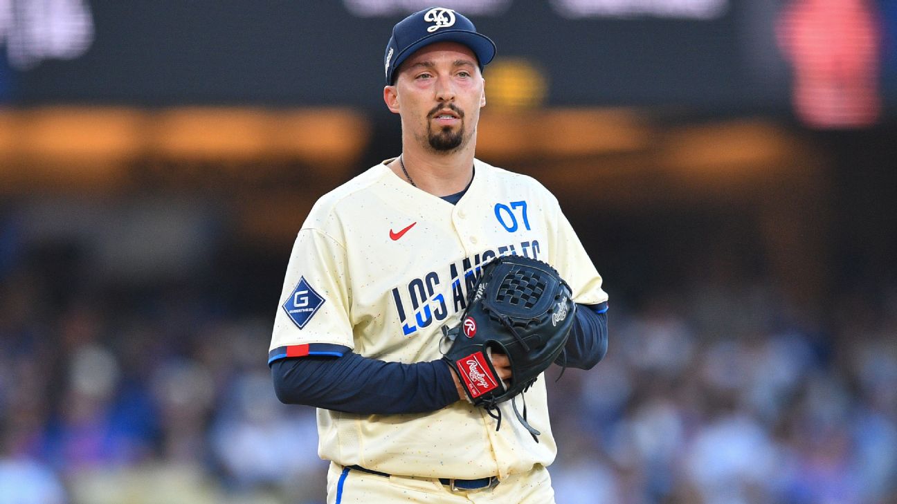 Dodgers put Blake Snell on IL with loose bodies in elbow