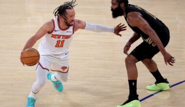 Knicks flip script, exploit James Harden to spark Game 1 rally